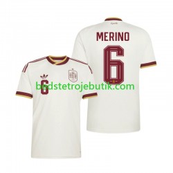 Spanien Mikel Merino 6 Mænd Udebane Fodboldtrøje World Cup 2026 Kortærmet