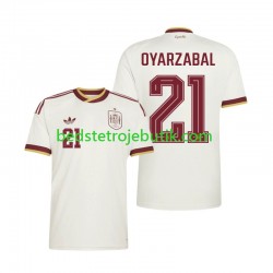 Spanien Mikel Oyarzabal 21 Mænd Udebane Fodboldtrøje World Cup 2026 Kortærmet