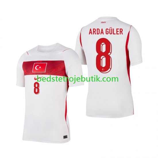 Tyrkiet Arda Guler 8 Mænd Udebane Fodboldtrøje World Cup 2026 Kortærmet