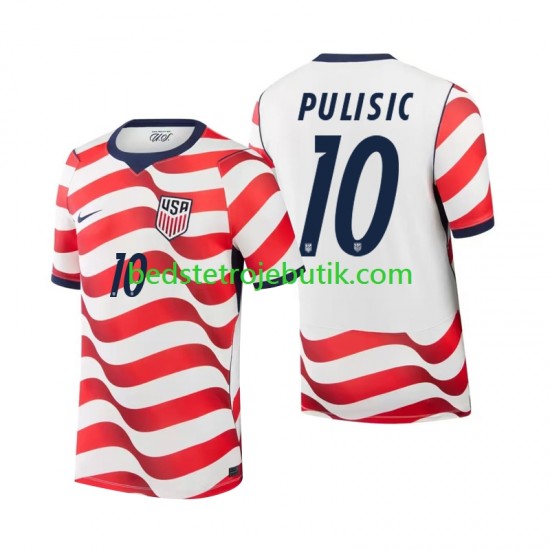 USA Christian Pulisic 10 Mænd Hjemmebane Fodboldtrøje World Cup 2026 Kortærmet