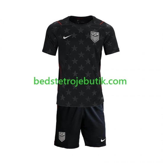 USA Børn Udebane Fodboldtrøje World Cup 2026 Kortærmet