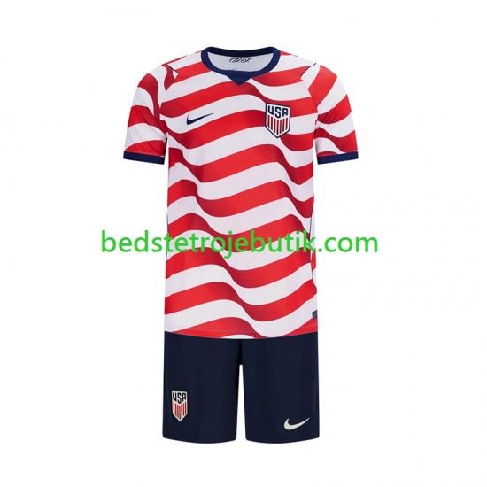 USA Børn Hjemmebane Fodboldtrøje World Cup 2026 Kortærmet