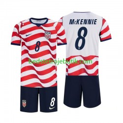 USA Weston McKennie 8 Børn Hjemmebane Fodboldtrøje World Cup 2026 Kortærmet