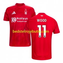 Nottingham Forest Chris Wood 11 Mænd Hjemmebane Fodboldtrøje 2024-2025 Kortærmet