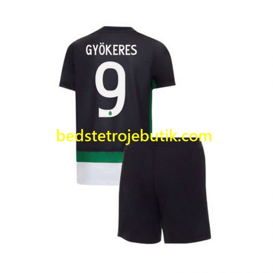 Sporting CP Gyokeres 9 Børn Hjemmebane Fodboldtrøje 2024-2025 Kortærmet