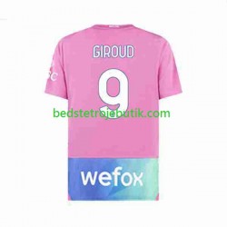 AC Milan Olivier Giroud 9 Mænd 3. Valg Fodboldtrøje 2023-2024 Kortærmet