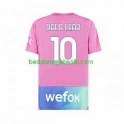 AC Milan Rafael Leao 10 Mænd 3. Valg Fodboldtrøje 2023-2024 Kortærmet
