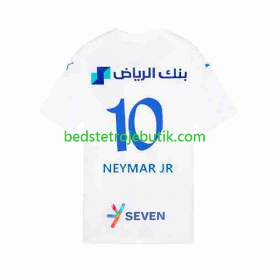 Al Hilal Neymar JR 10 Mænd Udebane Fodboldtrøje 2023-2024 Kortærmet