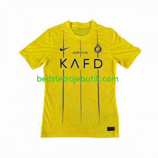 Al-Nassr Ronaldo 7 Mænd Hjemmebane Fodboldtrøje 2023-2024 Kortærmet