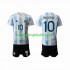 Argentina Maradona 10 2020-2021 Børn Hjemmebane Fodboldtrøje Kortærmet