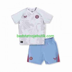 Aston Villa Børn Udebane Fodboldtrøje 2023-2024 Kortærmet
