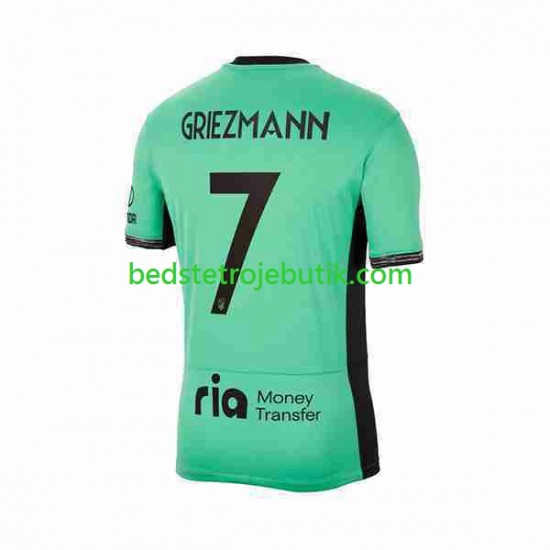 Atlético Madrid 2 Antoine Griezmann 7 Mænd 3. Valg Fodboldtrøje 2023-2024 Kortærmet