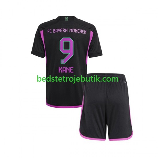 FC Bayern München Harry Kane 9 Børn Udebane Fodboldtrøje 2023-2024 Kortærmet