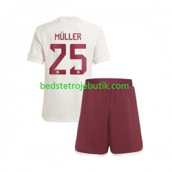 FC Bayern München Thomas Muller 25 Børn 3. Valg Fodboldtrøje 2023-2024 Kortærmet