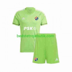 Dinamo Zagreb Målmand Børn Hjemmebane Fodboldtrøje 2023-2024 Kortærmet