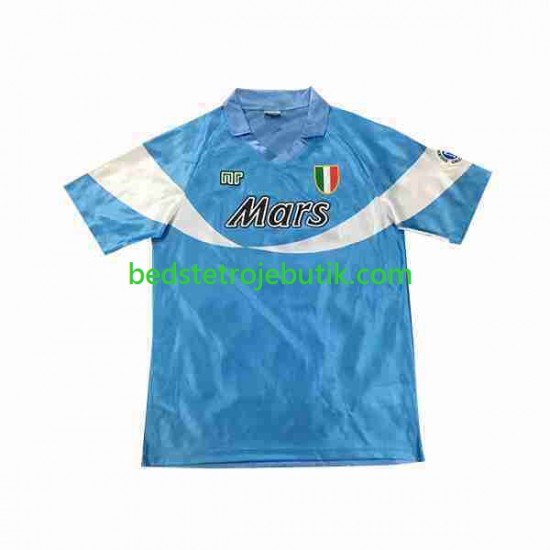 Napoli Special 1990 1991 Retro Mænd Hjemmebane Fodboldtrøje Kortærmet
