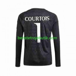 Real Madrid Thibaut Courtois 1 Målmand Mænd Udebane Fodboldtrøje 2023-2024 Langærmet