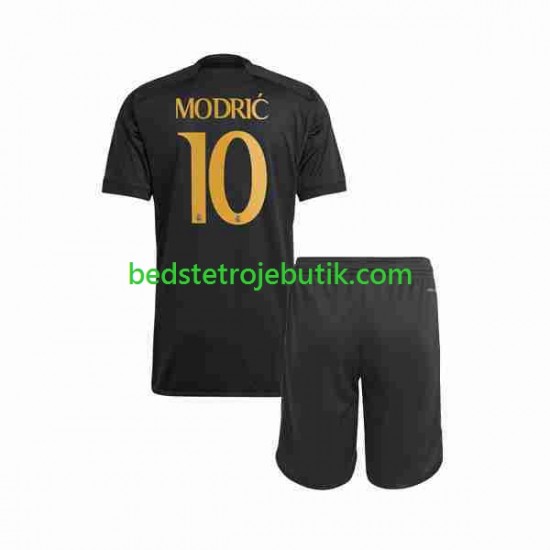 Real Madrid Modrić Luka 10 Børn 3. Valg Fodboldtrøje 2023-2024 Kortærmet