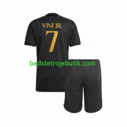 Real Madrid Vini Jr 7 Børn 3. Valg Fodboldtrøje 2023-2024 Kortærmet