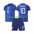 Kroatien Modrić Luka 10 Børn Udebane Fodboldtrøje World Cup 2026 Kortærmet