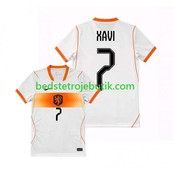 Holland Xavi Simons 7 Mænd Udebane Fodboldtrøje World Cup 2026 Kortærmet