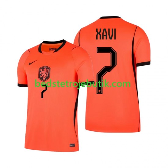 Holland Xavi Simons 7 Mænd Hjemmebane Fodboldtrøje World Cup 2026 Kortærmet