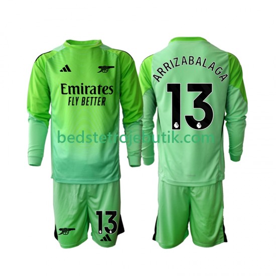 Arsenal Kepa Arrizabalaga 13 Målmand Børn Udebane Fodboldtrøje 2025-2026 Langærmet