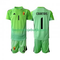 Belgien Thibaut Courtoi 1 Målmand Børn Hjemmebane Fodboldtrøje 2025 Kortærmet