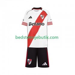 CA River Plate Børn Hjemmebane Fodboldtrøje 2025-2026 Kortærmet