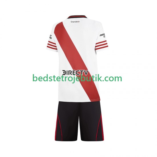 CA River Plate Børn Hjemmebane Fodboldtrøje 2025-2026 Kortærmet