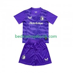 Feyenoord Rotterdam Målmand Børn 3. Valg Fodboldtrøje 2025-2026 Kortærmet