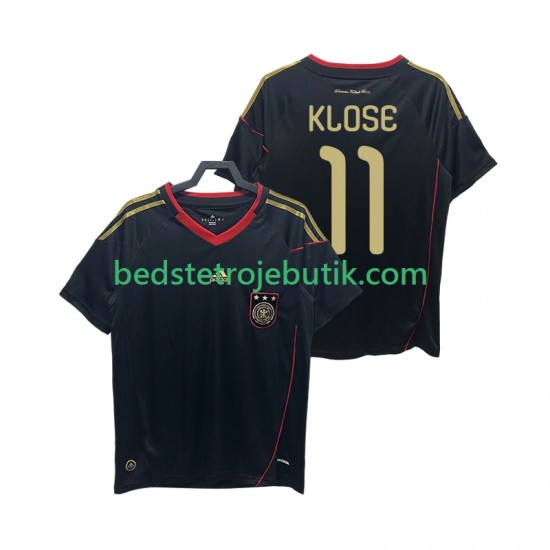 Tyskland KLOSE 11 Retro Mænd Udebane Fodboldtrøje 2010 Kortærmet