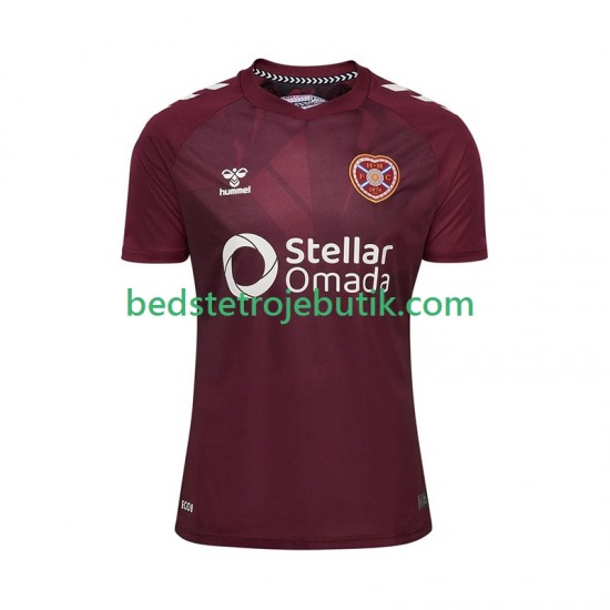 Hearts Mænd Hjemmebane Fodboldtrøje 2025-2026 Kortærmet