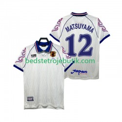 Japan MATSUYAMA 12 Retro Mænd Udebane Fodboldtrøje 1998 Kortærmet