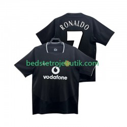 Manchester United RONALDO 7 Retro Mænd Udebane Fodboldtrøje 2004 2002 Kortærmet