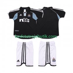Newcastle United 2000 2001 Retro Børn Udebane Fodboldtrøje Kortærmet