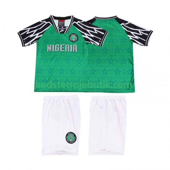 Nigeria 1995 Retro Børn Hjemmebane Fodboldtrøje Kortærmet