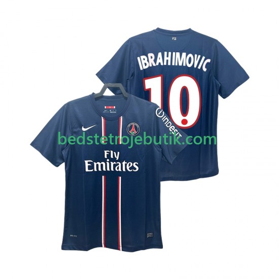 Paris Saint-Germain Ibrahimović 10 2012 2013 Retro Mænd Hjemmebane Fodboldtrøje Kortærmet