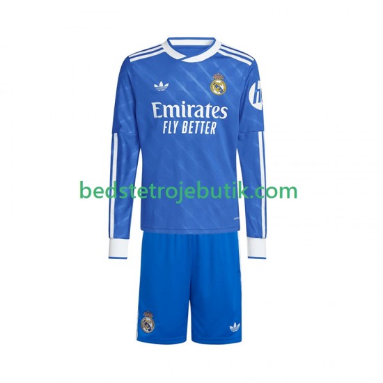 Real Madrid Børn 3. Valg Fodboldtrøje 2025-2026 Langærmet