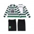 Sporting CP 2001 2003 Retro Børn Hjemmebane Fodboldtrøje Langærmet