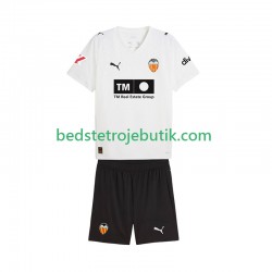 Valencia CF Børn Hjemmebane Fodboldtrøje 2025-2026 Kortærmet