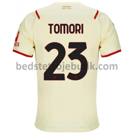 AC Milan Fikayo Tomori 23 Udebane Fodboldtrøje 2021-2022 Kortærmet
