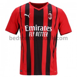 AC Milan Hjemmebane Fodboldtrøje 2021-2022 Kortærmet
