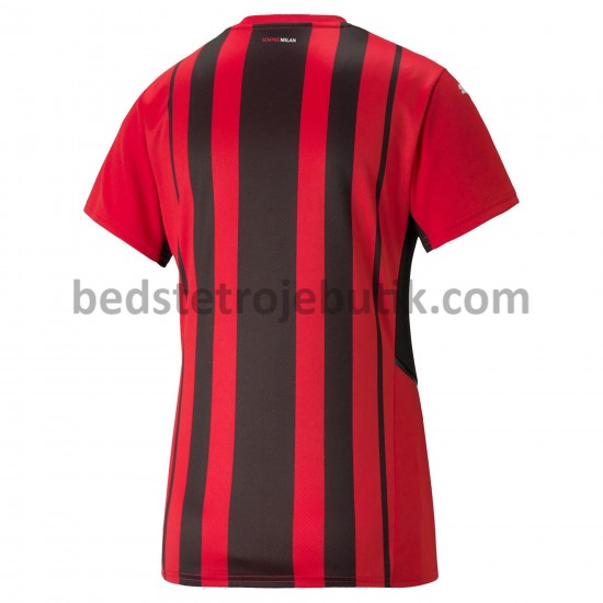 AC Milan Dame Hjemmebane Fodboldtrøje 2021-2022 Kortærmet