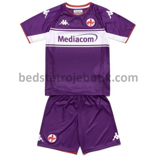 ACF Fiorentina Børn Hjemmebane Fodboldtrøje 2021-2022 Kortærmet
