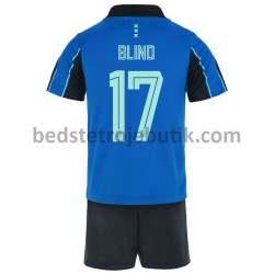 AFC Ajax Daley Blind 17 Børn Udebane Fodboldtrøje 2021-2022 Kortærmet