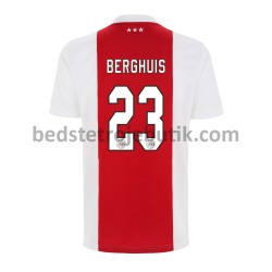 AFC Ajax Steven Berghuis 23 Hjemmebane Fodboldtrøje 2021-2022 Kortærmet