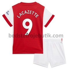 Arsenal Alexandre Lacazette 9 Børn Hjemmebane Fodboldtrøje 2021-2022 Kortærmet