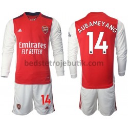 Arsenal Aubameyang 14 Børn Hjemmebane Fodboldtrøje 2021-2022 Langærmet