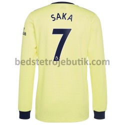 Arsenal Bukayo Saka 7 Udebane Fodboldtrøje 2021-2022 Langærmet